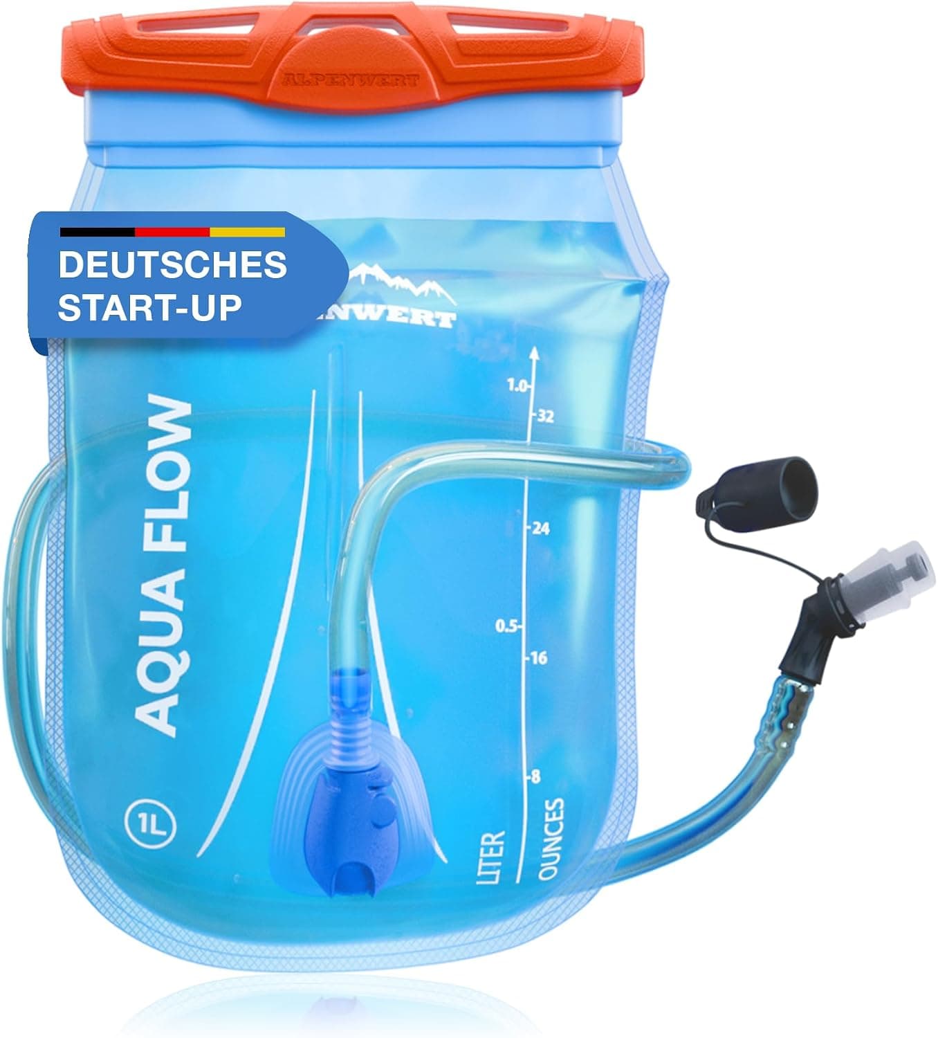 ALPENWERT Trinkblase mit Trinkschlauch
