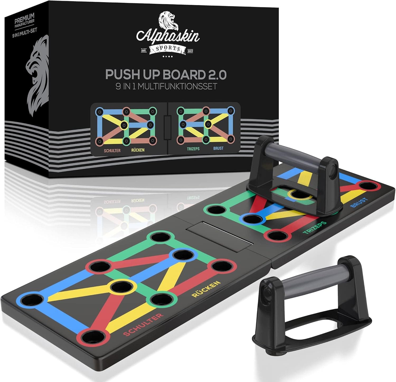 ALPHASKIN Push-up-Board-Set