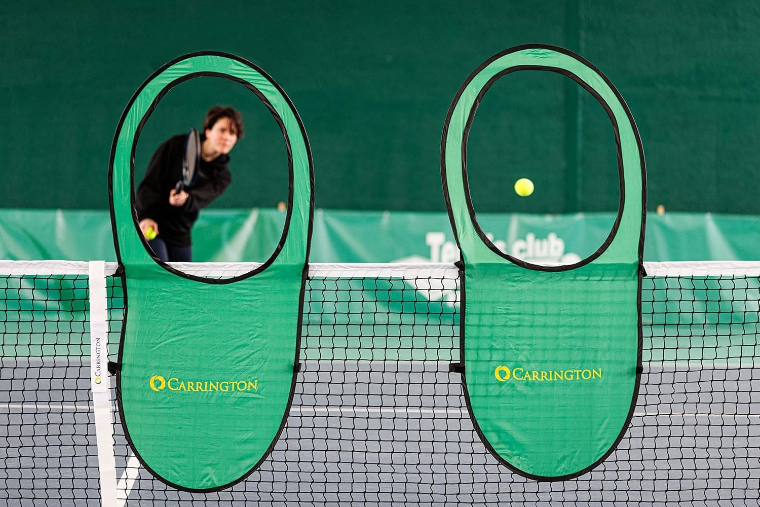 Carrington Tennis Targets am Netz