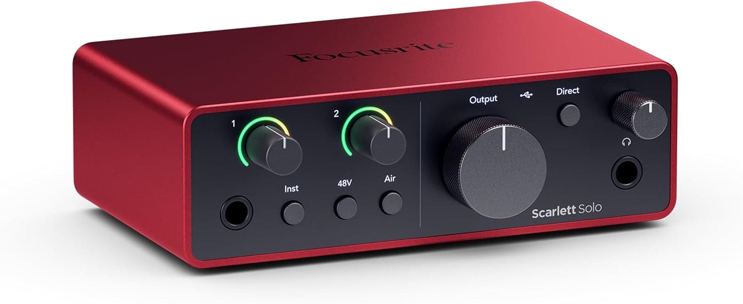 Focusrite Scarlett Solo 4th Gen Audio-Interface