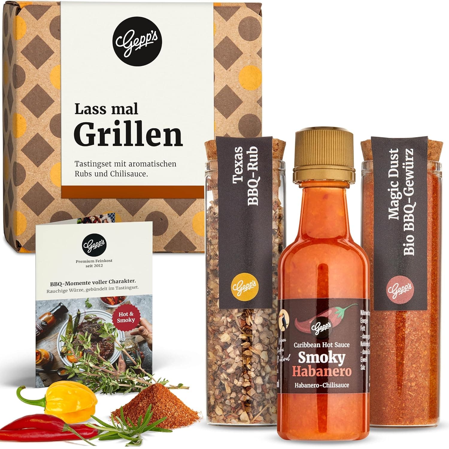 Gepp's Feinkost Mini-Grillgeschenk, 3er-Set