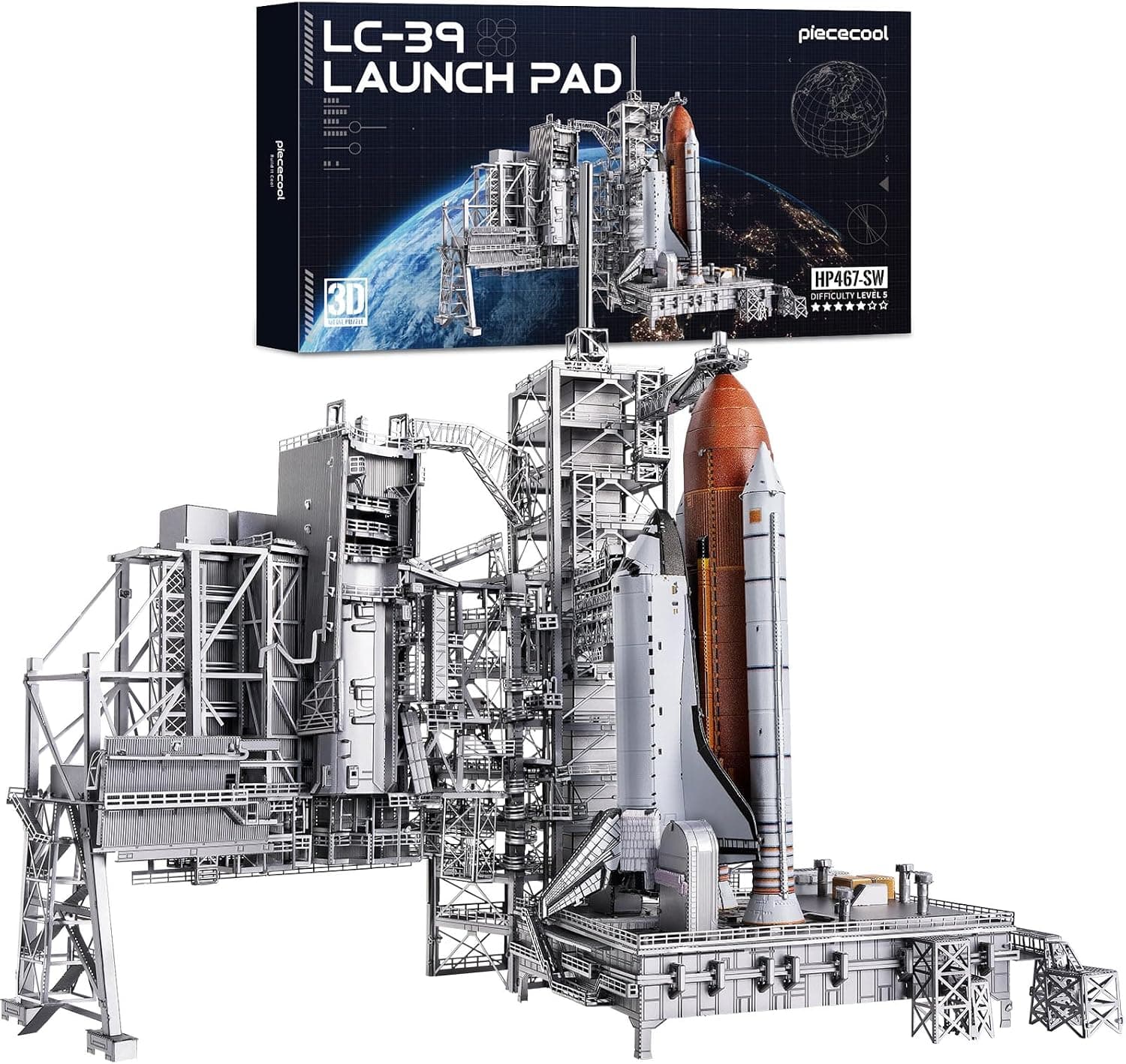 Piececool 3D-Metallpuzzle LC-39 Startrampe
