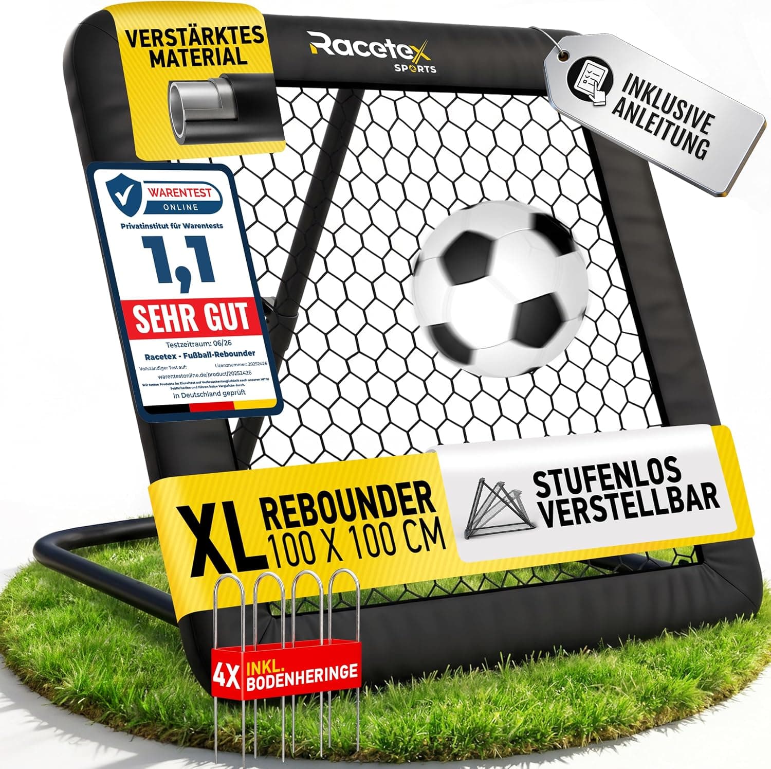 Racetex Fußball-Rebounder