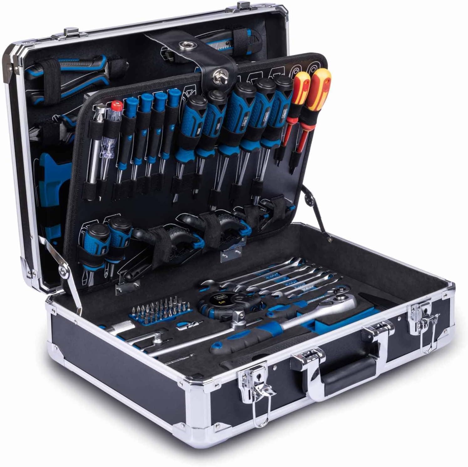 Scheppach TB200 Werkzeugkoffer, 141-teilig