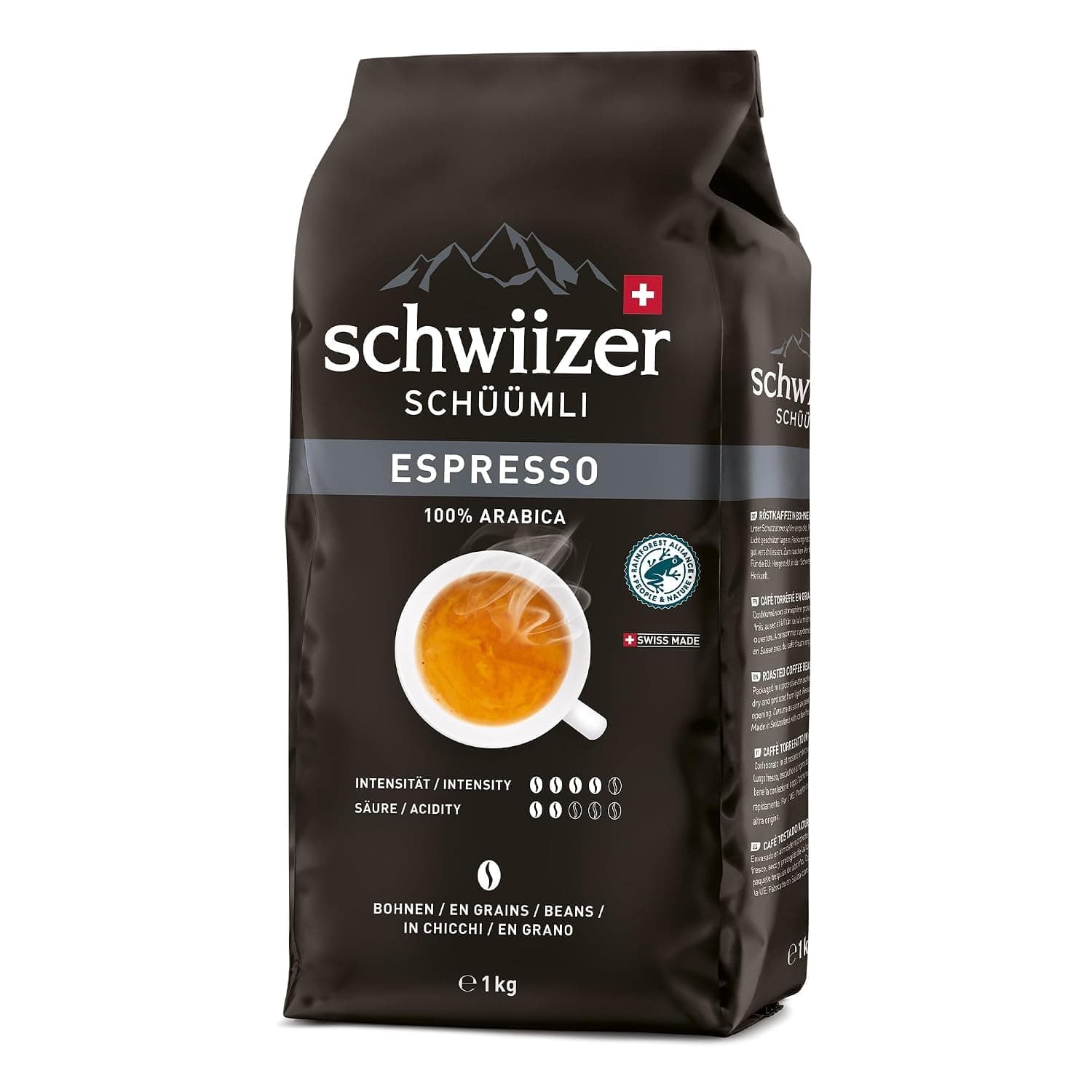 Schwiizer Schüümli Espresso, 1 kg Bohnen