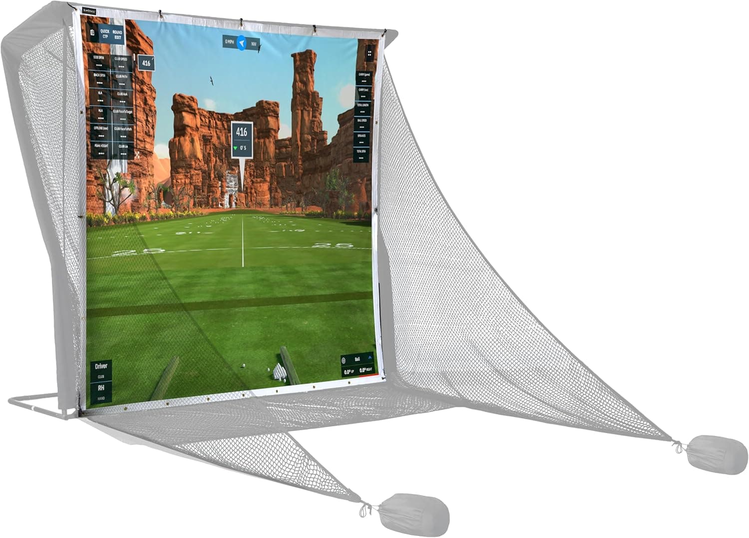 SimSpace Deluxe Home Driving Net, Impact Screen