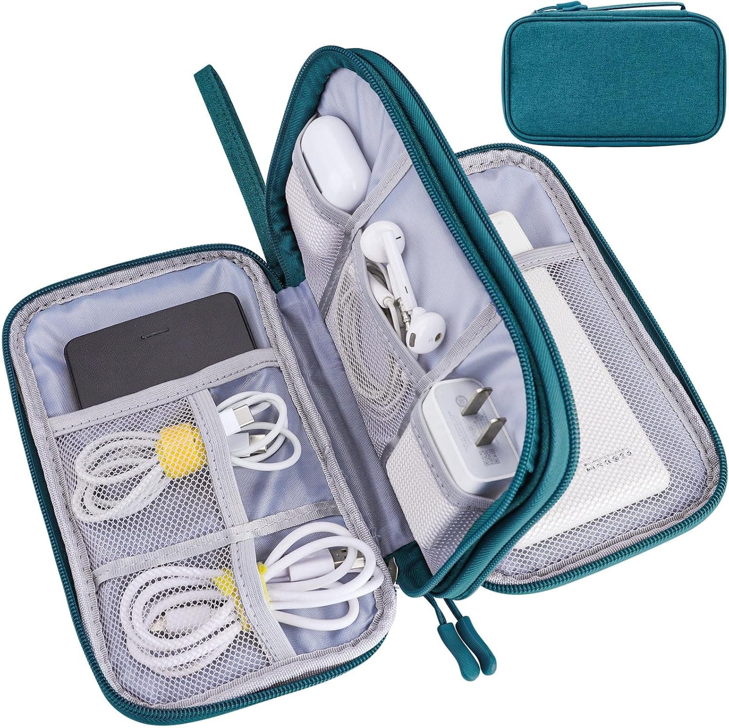 Teskyer Kabeltasche für Ladegeräte und Zubehör